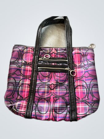 Coach Plaid Purse