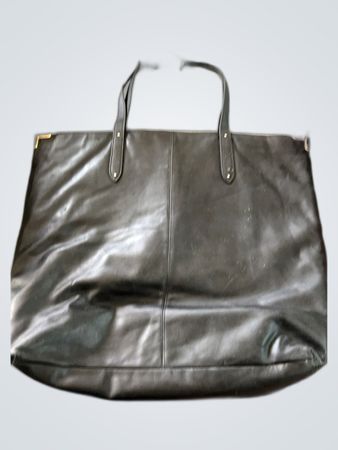 Coach Black Leather Tote Bag