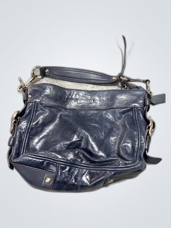 Coach Black Leather Hobo Bag