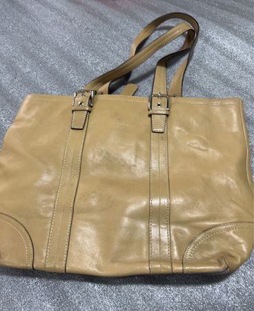 Coach Leather Tote Handbag