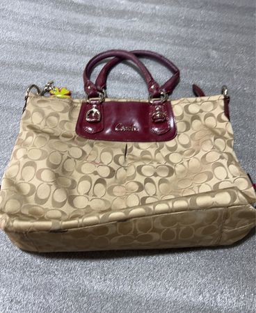 Coach Beige Tote Handbag