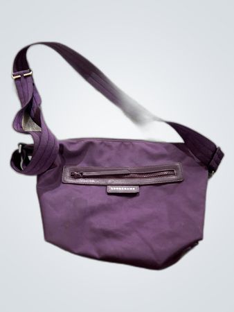 Longchamp Purple Nylon Small Handbag