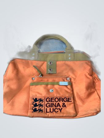 George Gina & Lucy Orange Tote Handbag