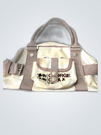 G-Star Raw Cream Canvas Shoulder Bag
