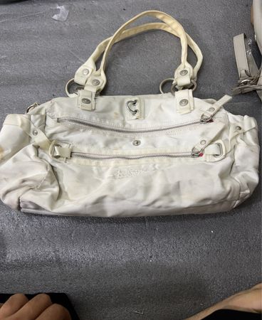 Gina & Lucy White Nylon Handbag