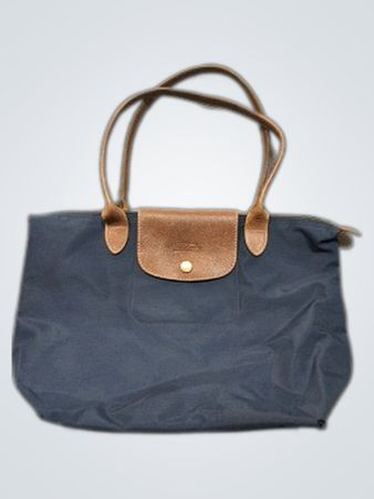 Longchamp Navy Nylon Tote Bag