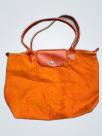 Longchamp Orange Tote Bag