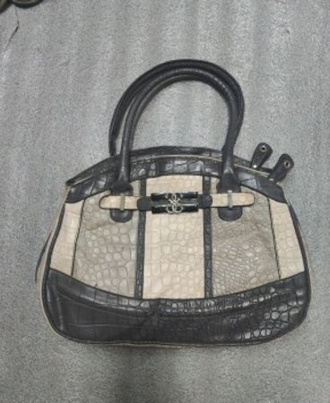 Guess Crocodile Print Handbag