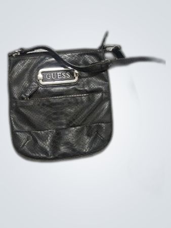 Guess Black Snake Print Crossbody Bag