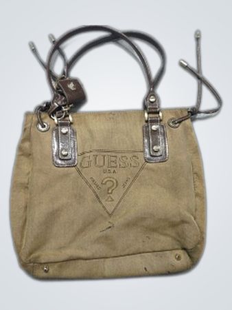 Guess Canvas Tote Handbag