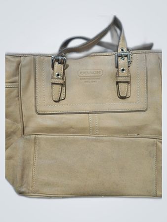 Coach Tan Leather Tote Bag