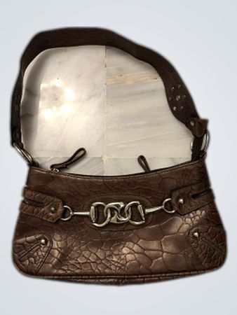 Brown Leather Shoulder Bag