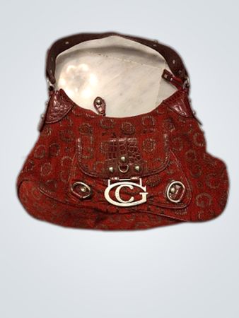 Guess Crocodile Embossed Hobo Bag