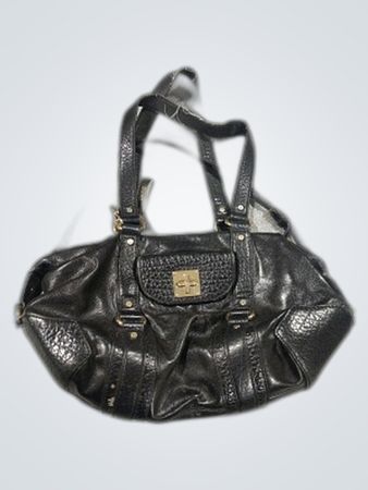 DKNY Black Leather Shoulder Bag
