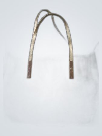 Tommy Hilfiger Gold Leather Tote Bag