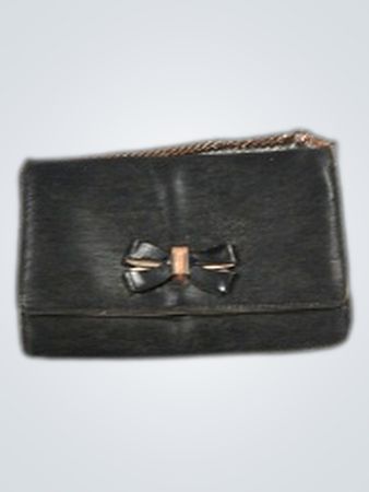 Ted Baker Black Bow Detail Small Handbag