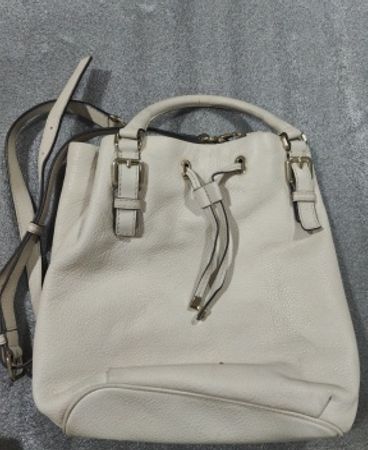 Kate Spade Leather Drawstring Tote Bag