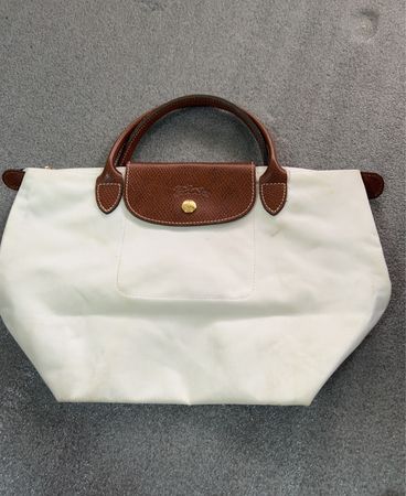 Louis Vuitton White Tote Handbag