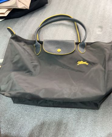 Longchamp Le Pliage Grey Tote Bag