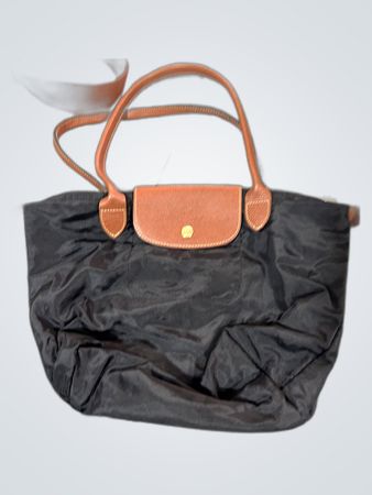 Longchamp Black Nylon Tote Bag