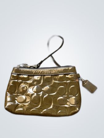 Coach Small Quilted Patent Leather Handbag