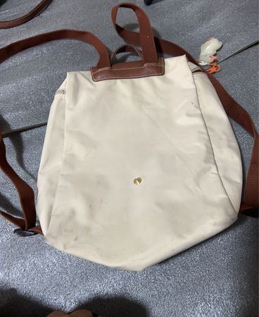 Louis Vuitton Beige Canvas Backpack