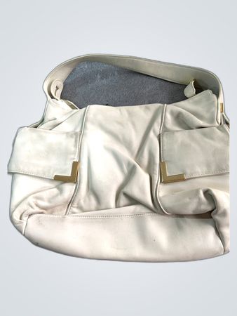 Michael Kors Cream Leather Hobo Bag