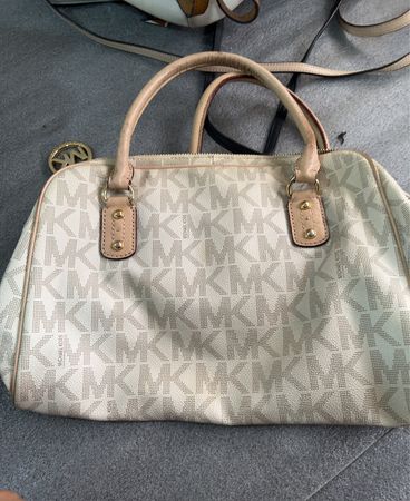 Michael Kors Monogram Beige Handbag