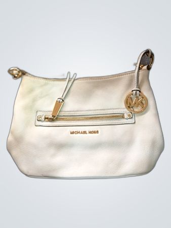 Michael Kors Cream Leather Small Handbag