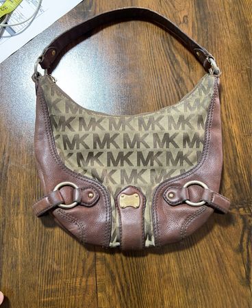 Michael Kors Monogram Hobo Bag