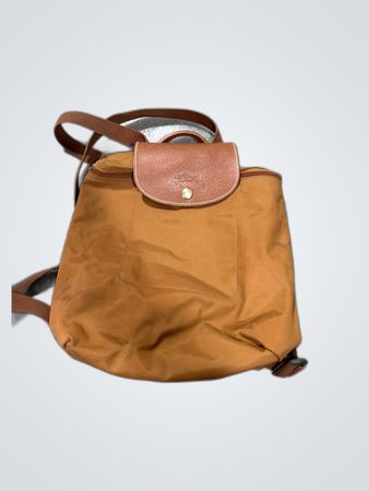 Lacoste Khaki Nylon Backpack