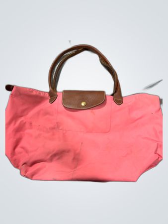 Longchamp Le Pliage Pink Nylon Tote Bag