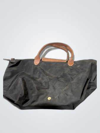 Longchamp Black Nylon Tote Bag