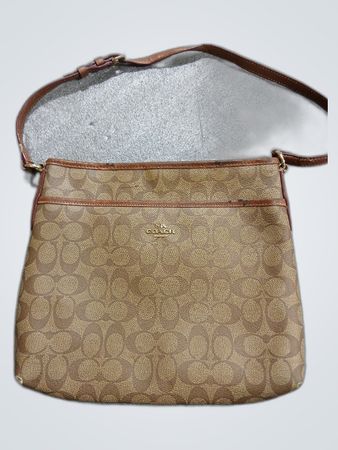 Coach Tan Leather Tote Bag