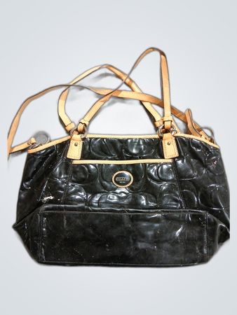Coach Black Quilted Leather Handbag