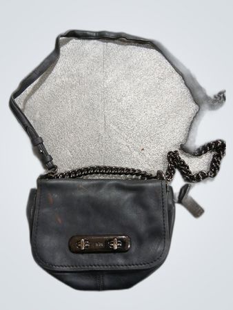 Michael Kors Black Leather Small Crossbody Bag