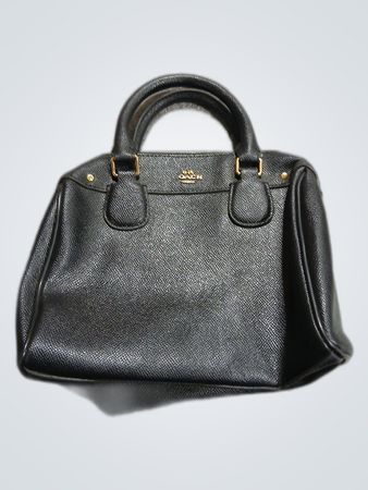 Coach Black Leather Small Handbag