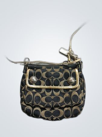 Coach Black Signature C Small Crossbody Bag