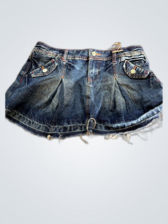 Unbranded Denim Mini Skirt