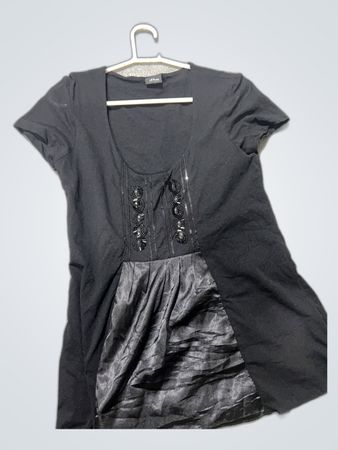 Black Short Sleeve Dress