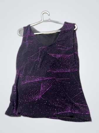 Purple Sparkle Tank Top