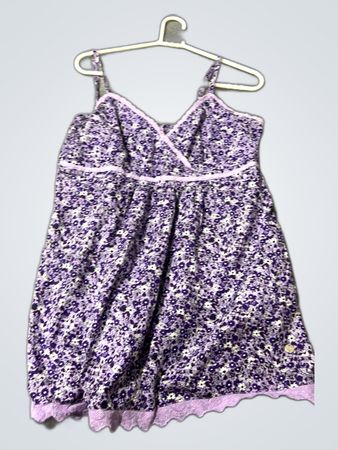 Purple Floral Dress