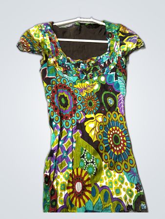 Multicolored Floral Dress