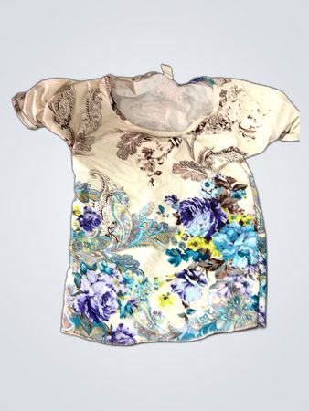 Blouse with Floral Pattern