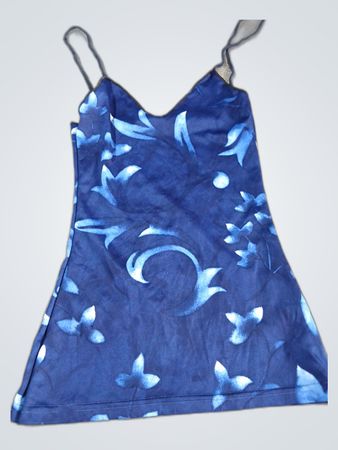 Yeshini Blue Floral Dress