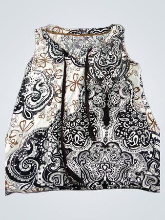 Street One Paisley Print Sleeveless Top