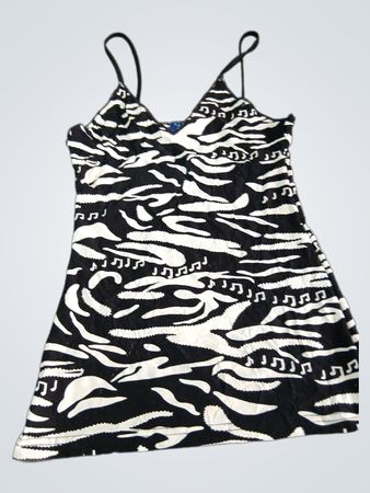 Etani Black and White Dress