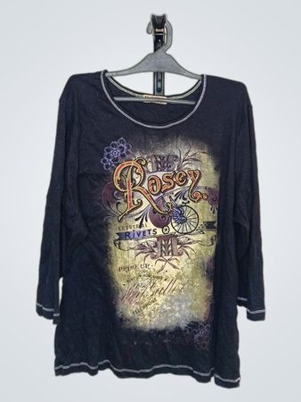 BLUE CANYON WOMAN Langarm-Grafik-T-Shirt