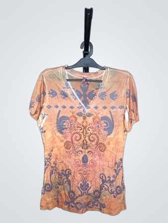Kovacs Women's V-Neck Graphic T-Shirt