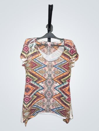 BIG BANG CLOTHING T-Shirt mit geometrischem Druck